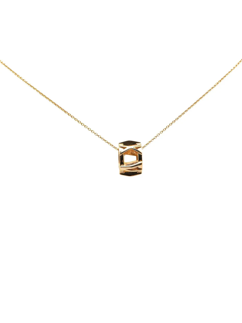 Tiffany & Co. Pre-Owned 2010-2025 18K Yellow Gold Atlas X Open Pendant necklace | Gold | Image 1