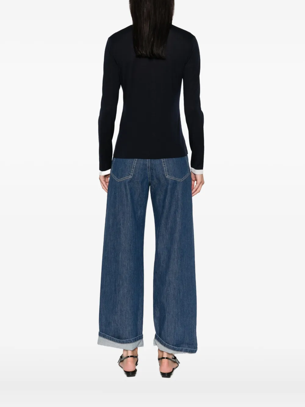 Max Mara Kenya buttoned-up wool cardigan Blauw