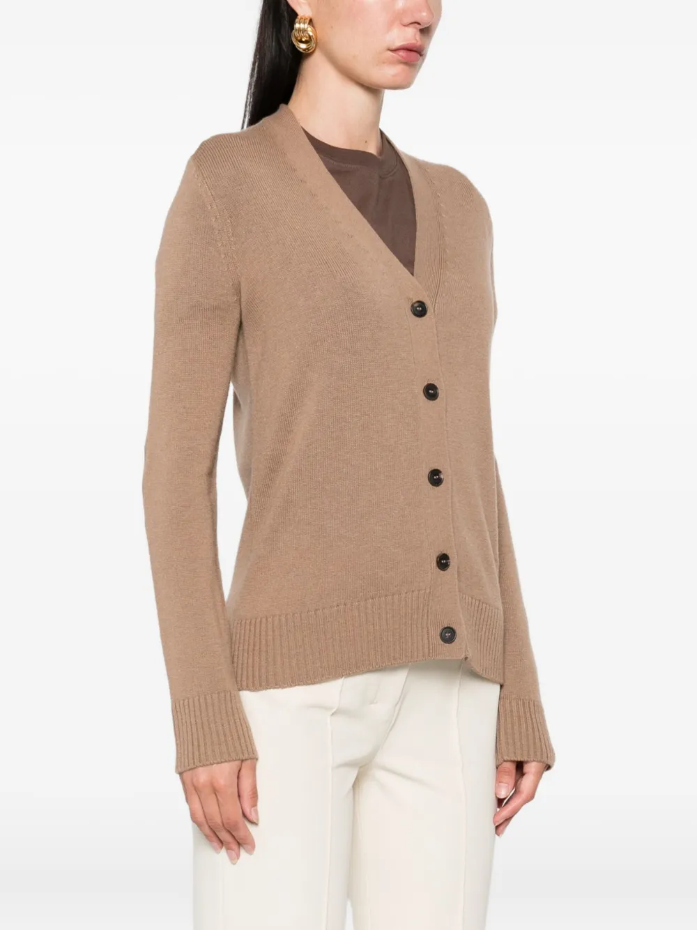 'S Max Mara button-up wool cardigan Bruin