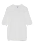 Max Mara short-sleeve wool top - White