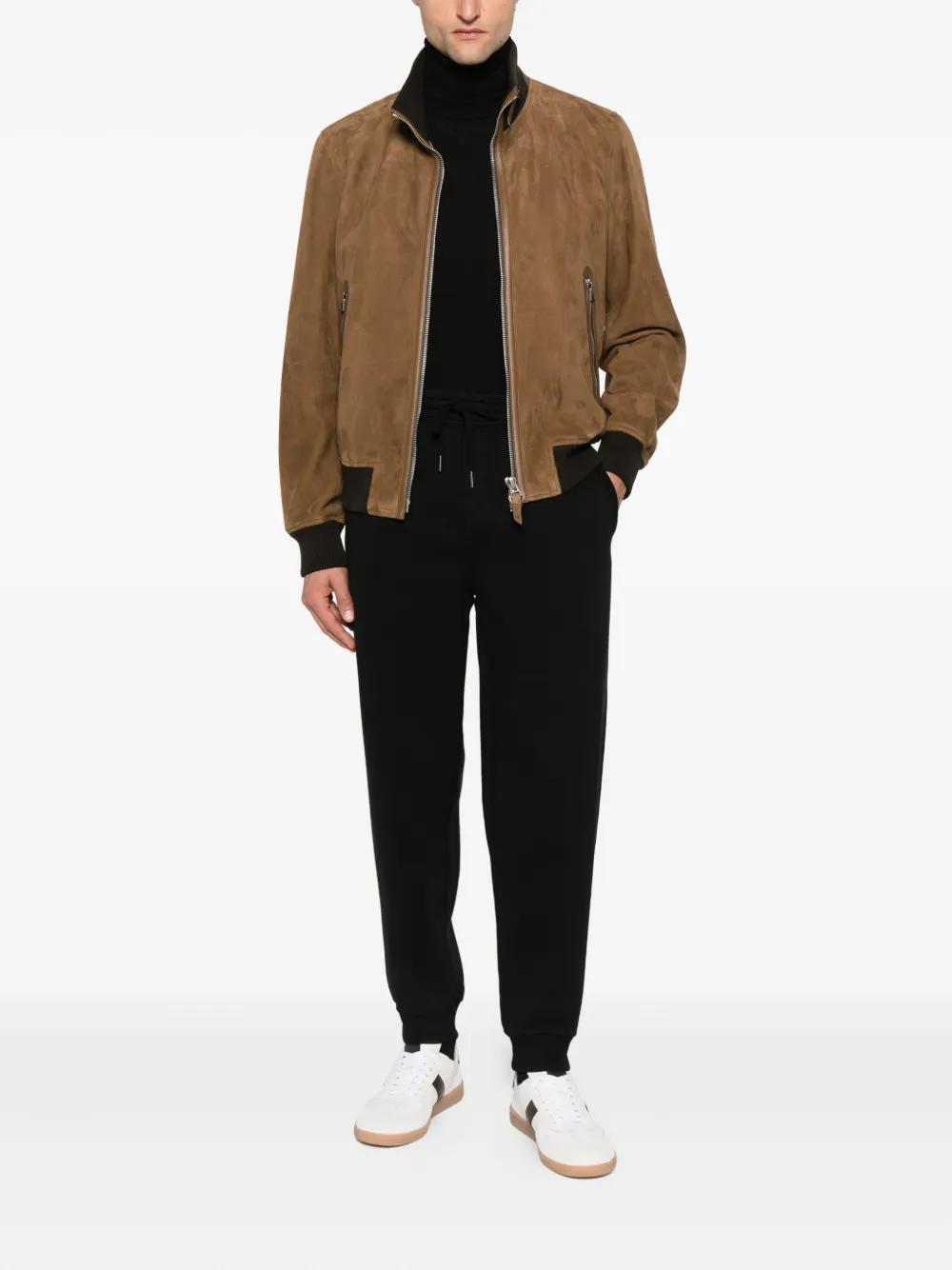 TOM FORD Katoenen trainingsbroek Zwart