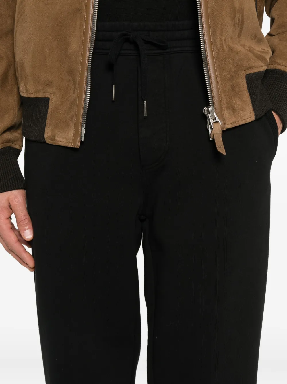 TOM FORD Katoenen trainingsbroek Zwart