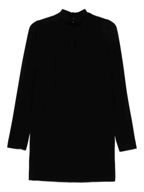 Max Mara high-neck long-sleeve dress