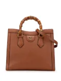 Gucci Pre-Owned 2016-2025 Small Leather Bamboo Diana satchel - Brown