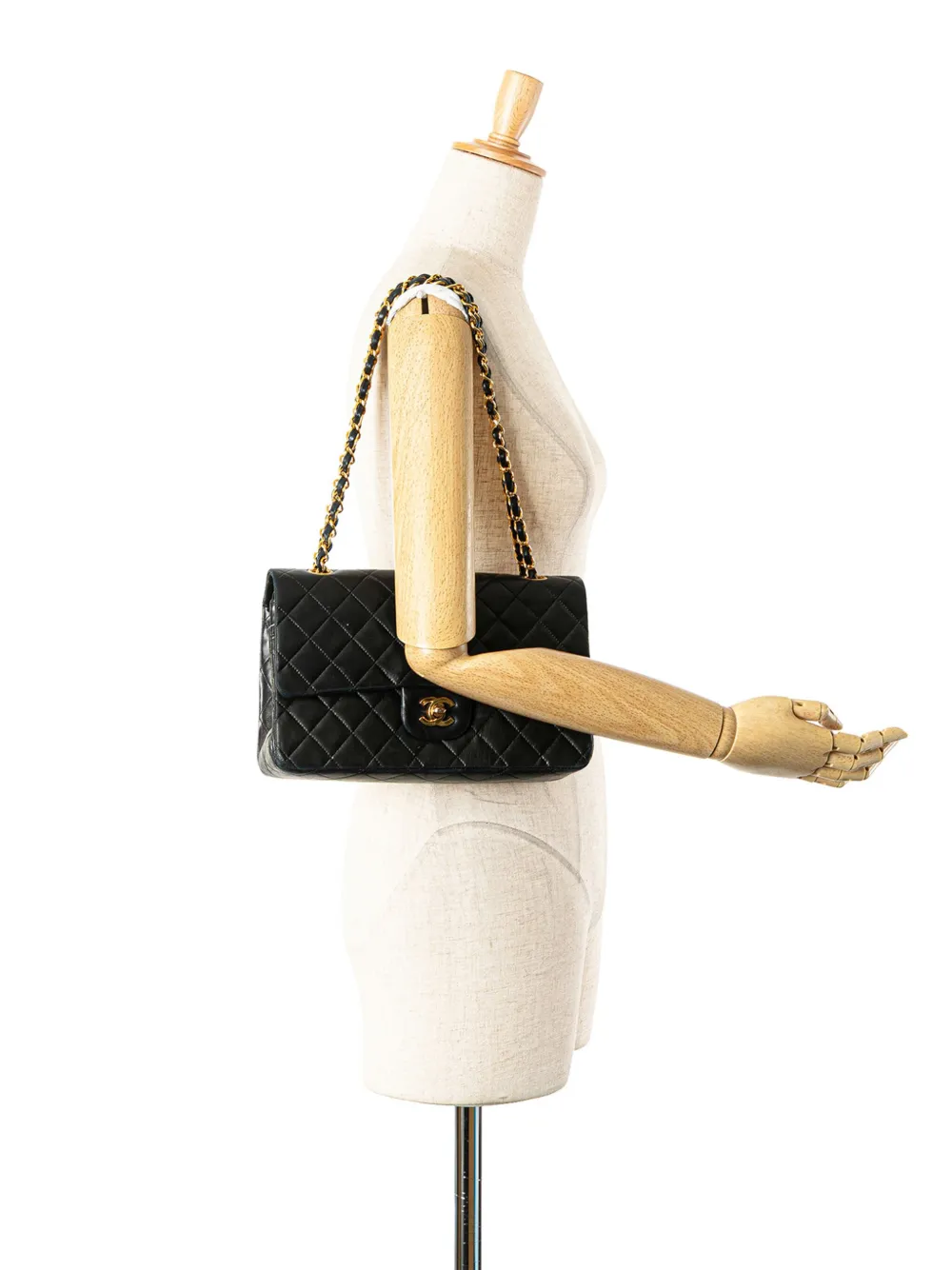 CHANEL Pre-Owned 1989-1991 Medium Classic Lambskin Double Flap shoulder bag | Pre-Owned | Image 2