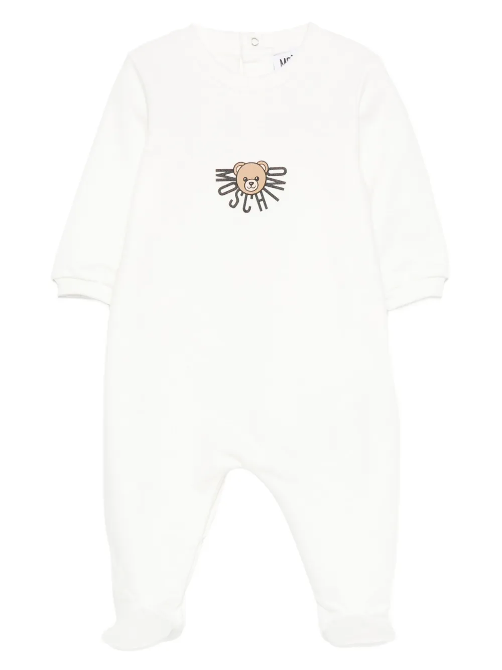 Moschino Kids teddy-bear print pajamas Wit