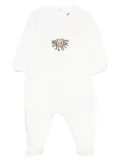 Moschino Kids teddy-bear print pajamas - White