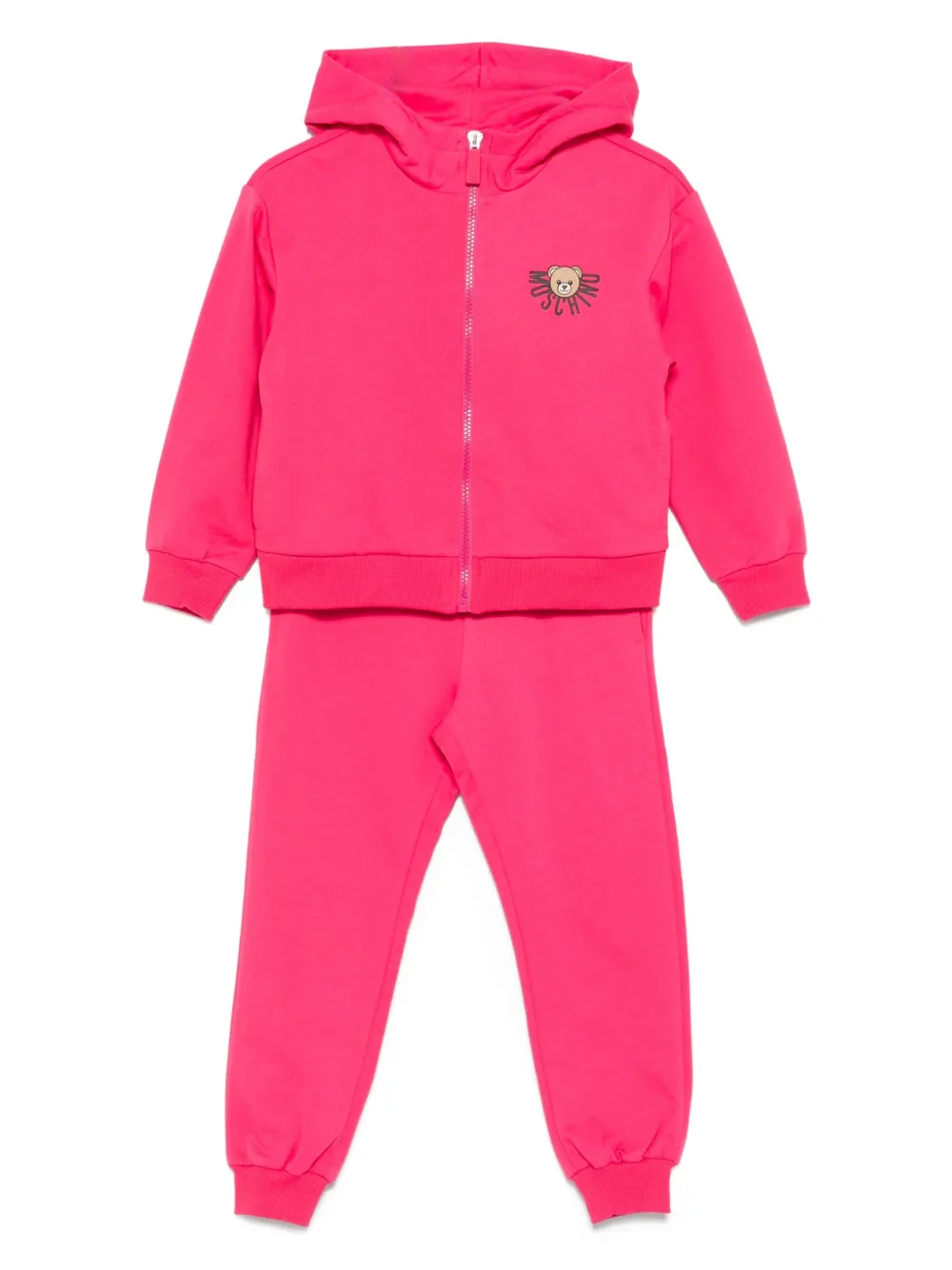 Moschino Kids Trainingspak met teddybeer-print Roze