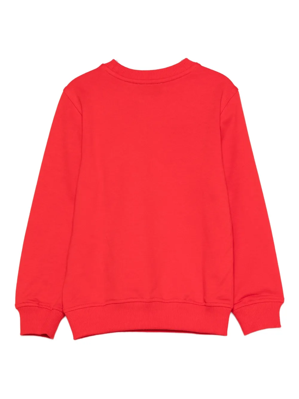Moschino Kids Sweater met geborduurde teddybeer Rood