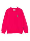 Moschino Kids teddy-embroidered sweatshirt - Pink