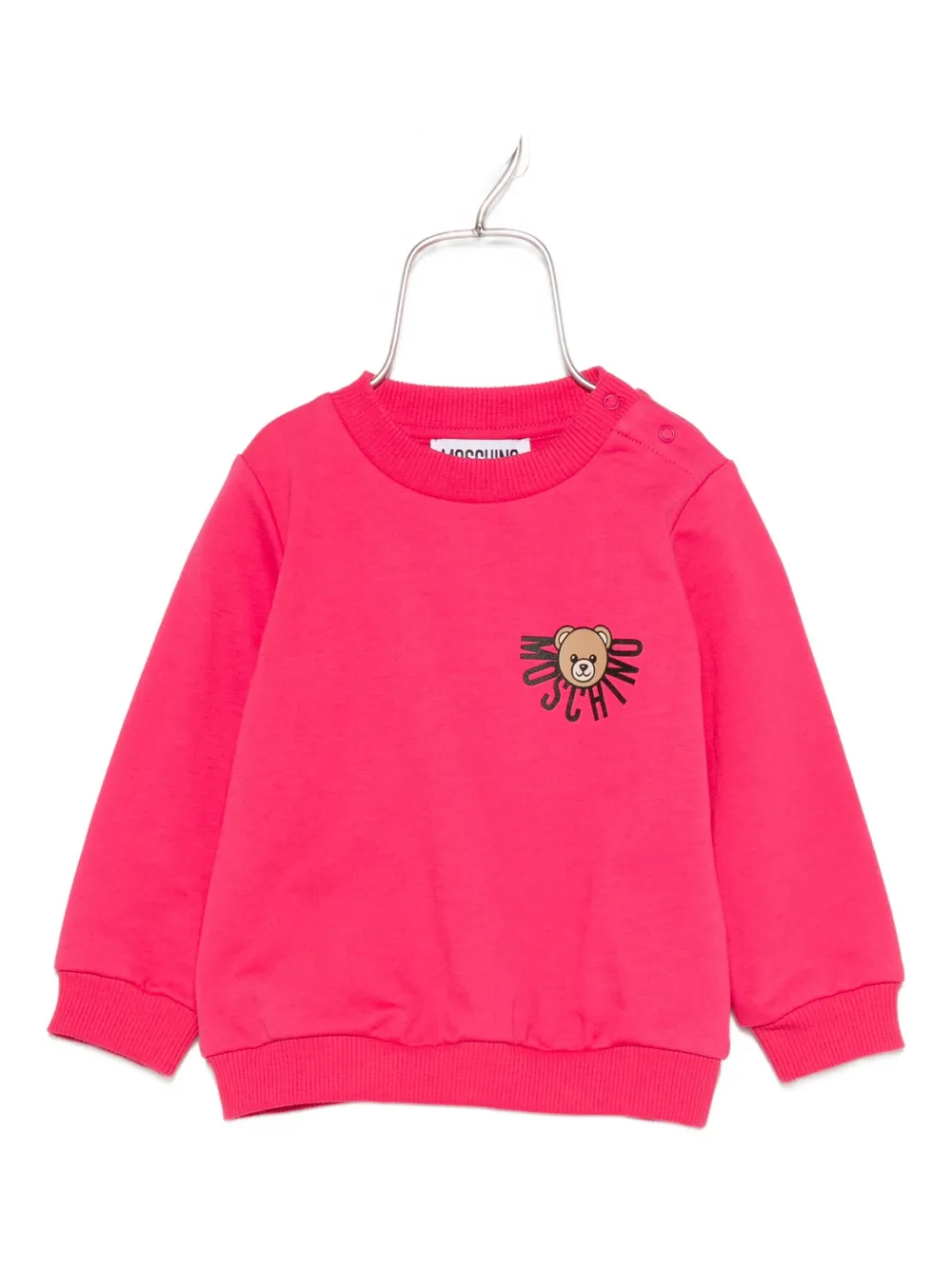Moschino Kids Teddy Bear-motif sweatshirt Roze