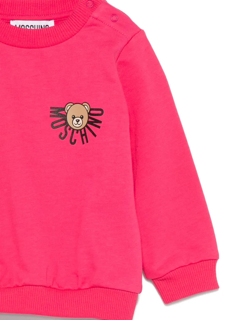 Moschino Kids Teddy Bear-motif sweatshirt Roze
