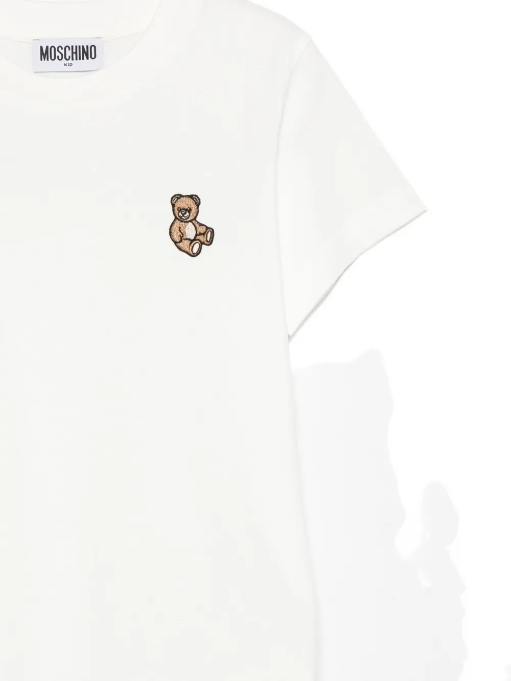 Moschino Kids T-shirt met teddybeerprint Wit
