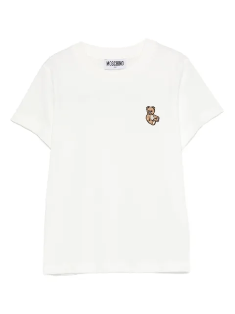 Moschino Kids Teddy Bear-embroidered T-shirt