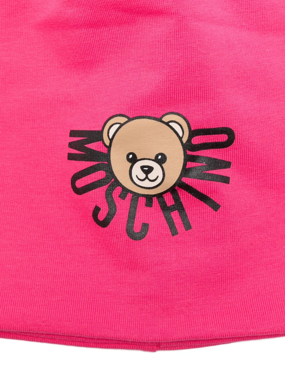 Moschino Kids Teddy Bear-logo beanie Roze