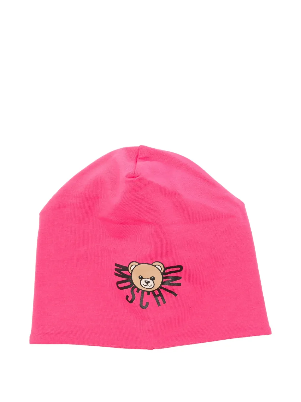 Moschino Kids Teddy Bear-logo beanie Roze