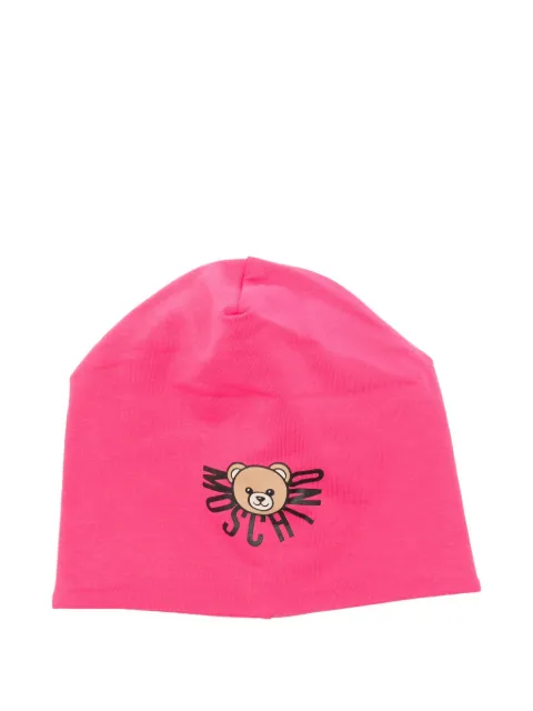 Moschino Kids Teddy Bear-logo beanie