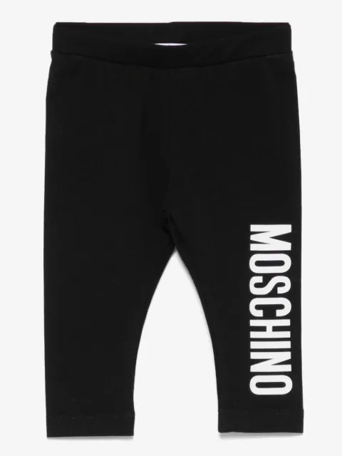 Moschino Kids logo-print leggings