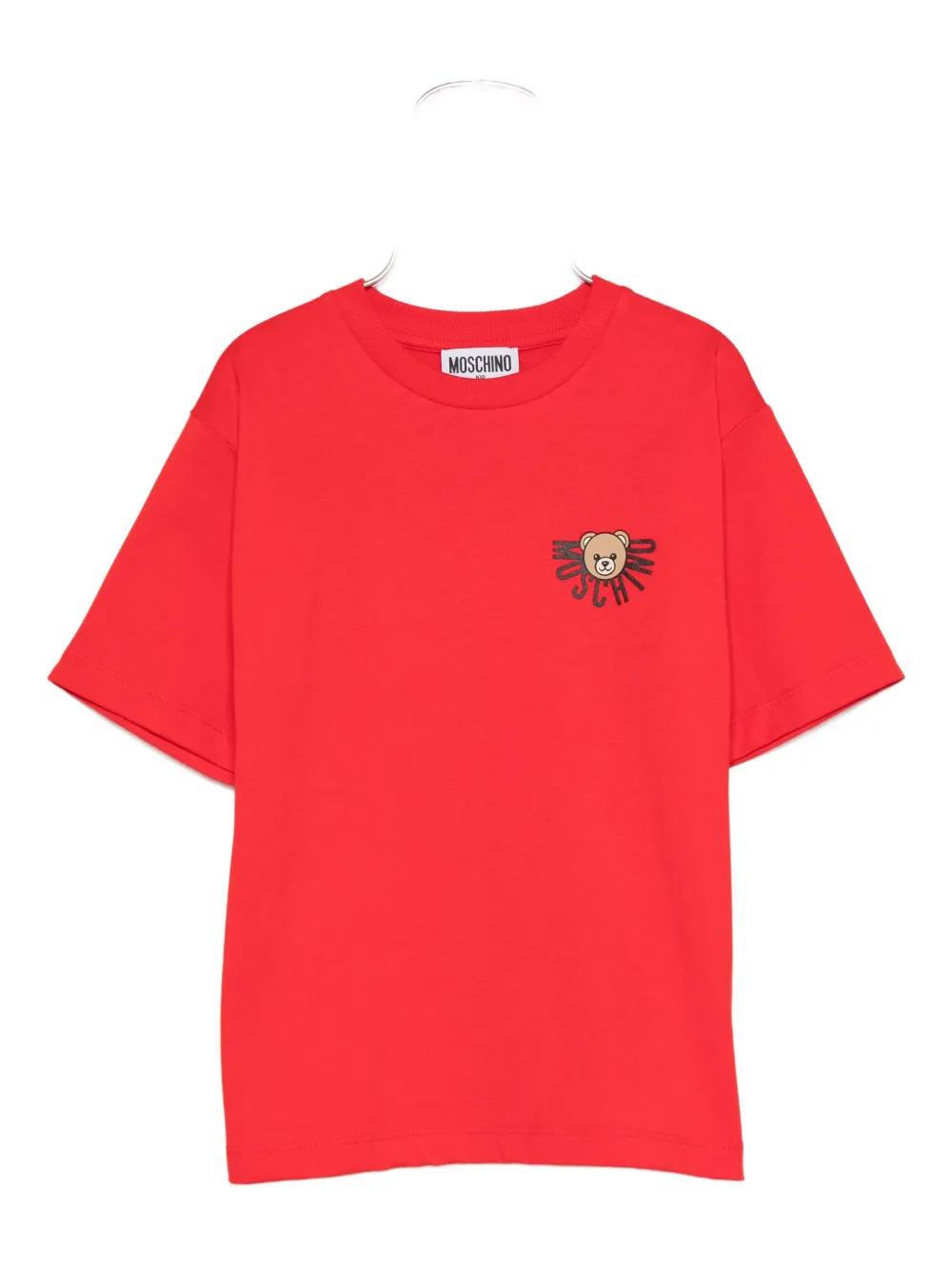 Moschino Kids T-shirt met teddybeerprint Rood