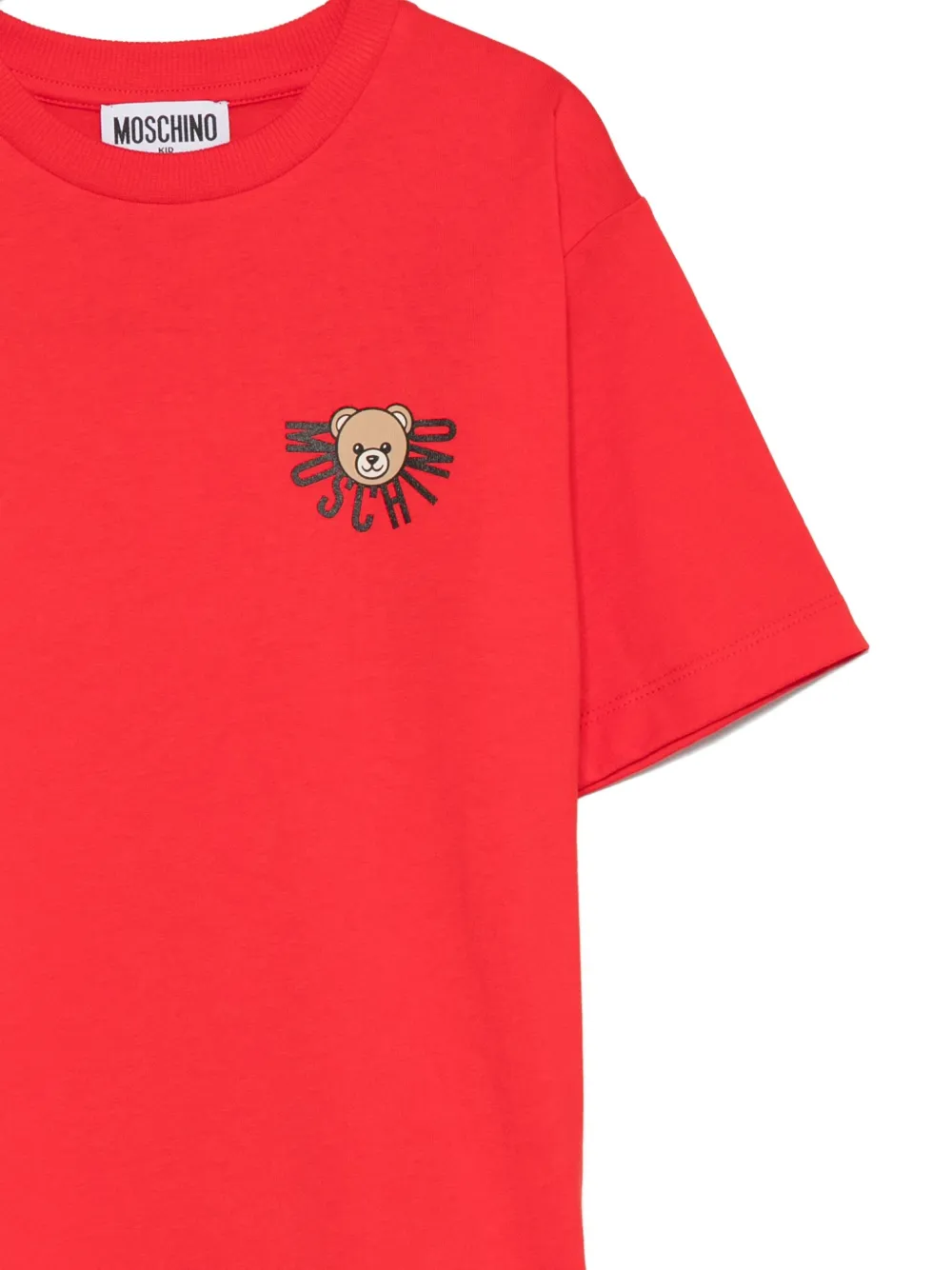 Moschino Kids T-shirt met teddybeerprint Rood