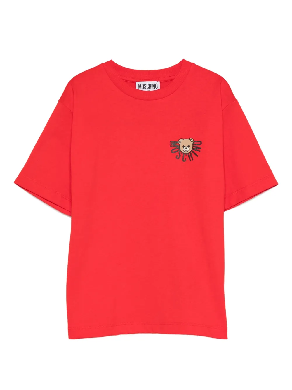 Moschino Kids T-shirt met teddybeerprint Rood