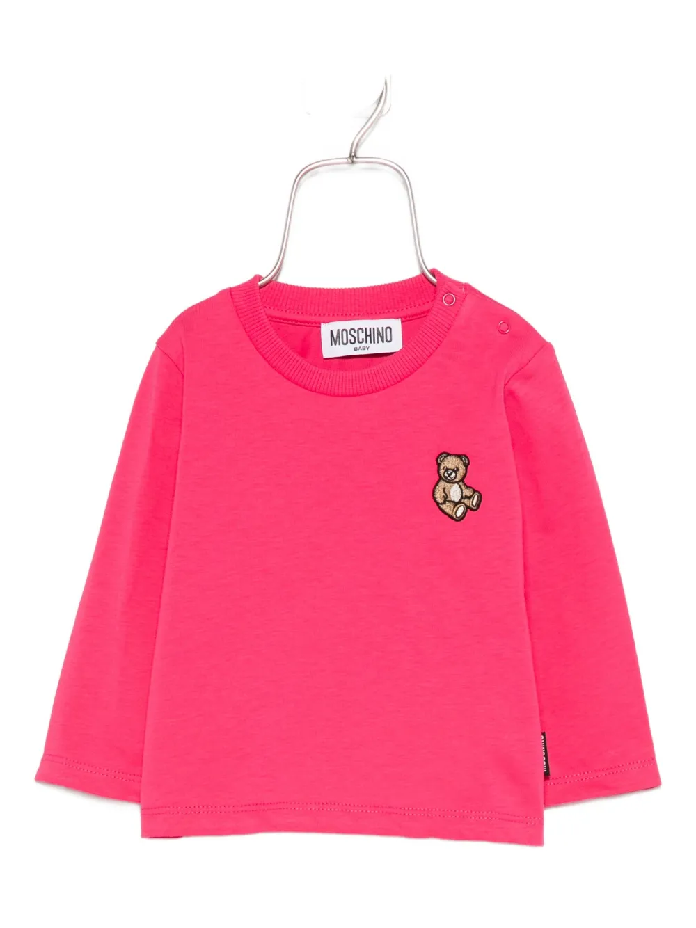 Moschino Kids Teddy Bear-motif sweatshirt Roze