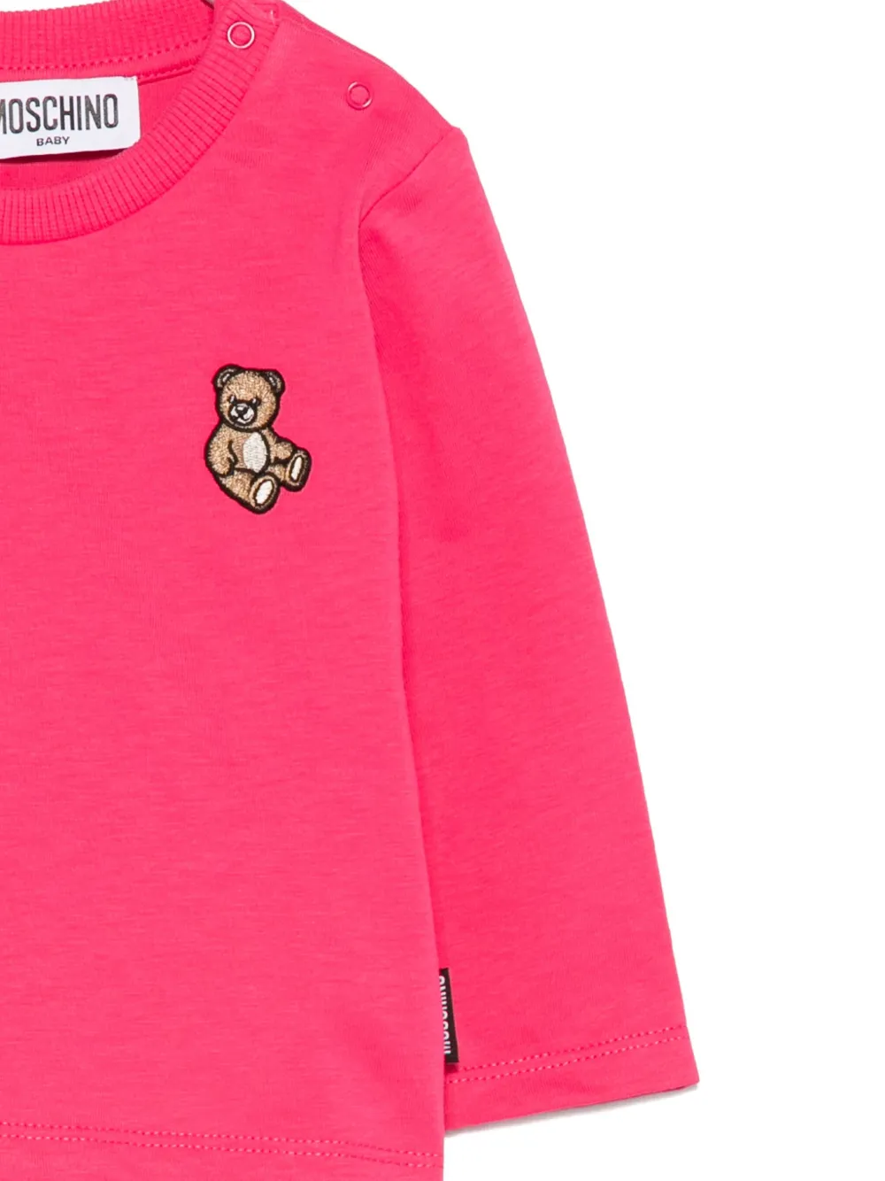 Moschino Kids Teddy Bear-motif sweatshirt Roze