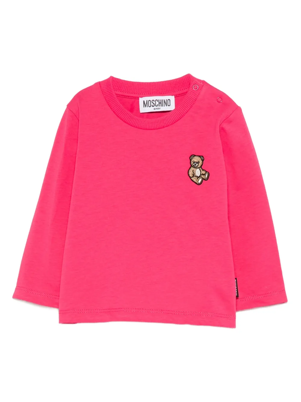 Moschino Kids Sweater met teddybeer-patroon Roze