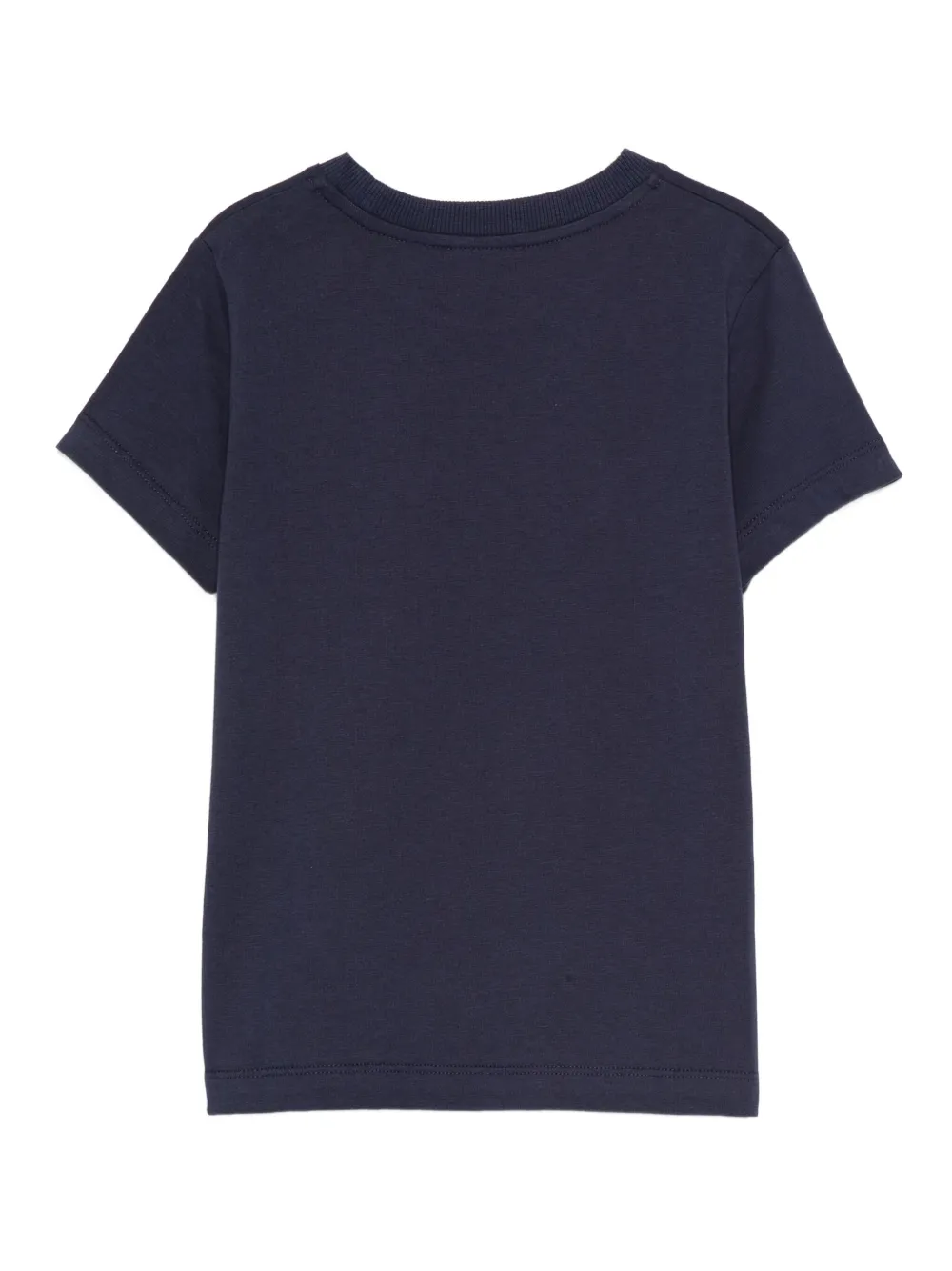 Moschino Kids T-shirt met geborduurde teddybeer Blauw