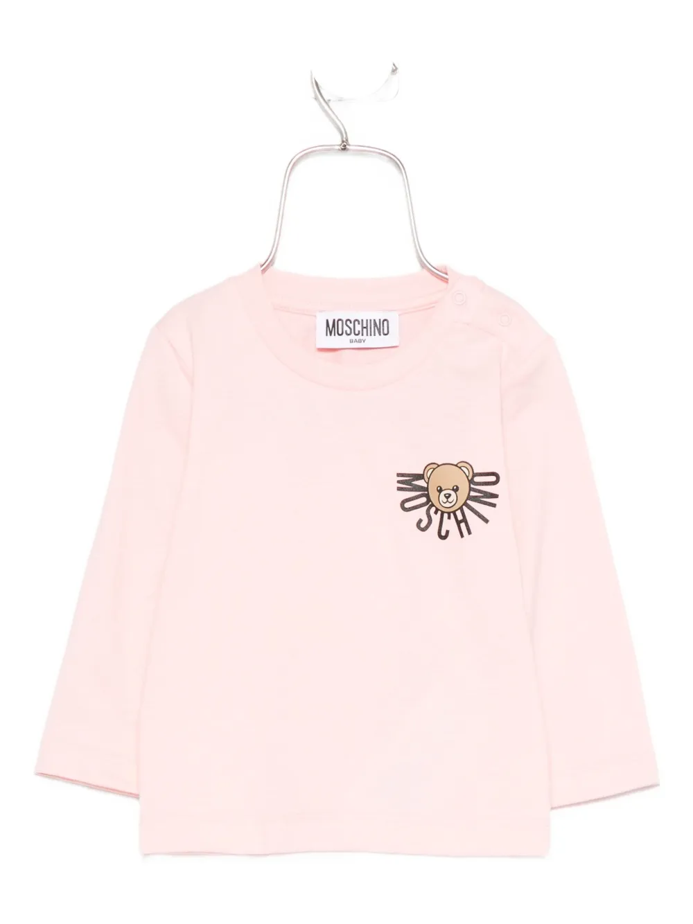 Moschino Kids Teddy Bear-motif sweatshirt Roze