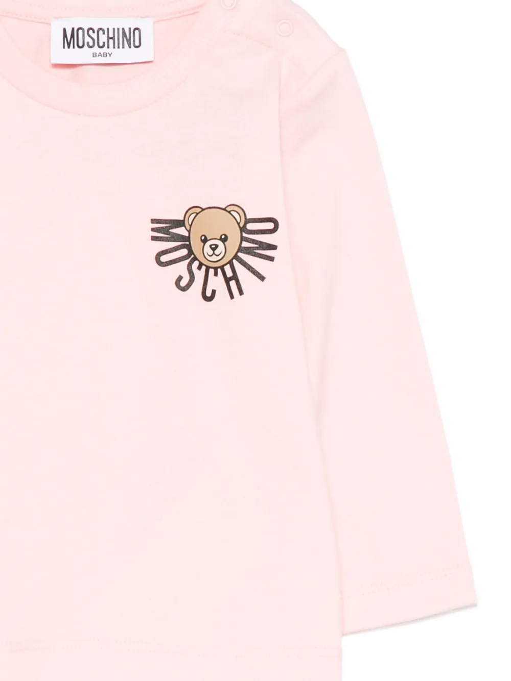 Moschino Kids Teddy Bear-motif sweatshirt Roze
