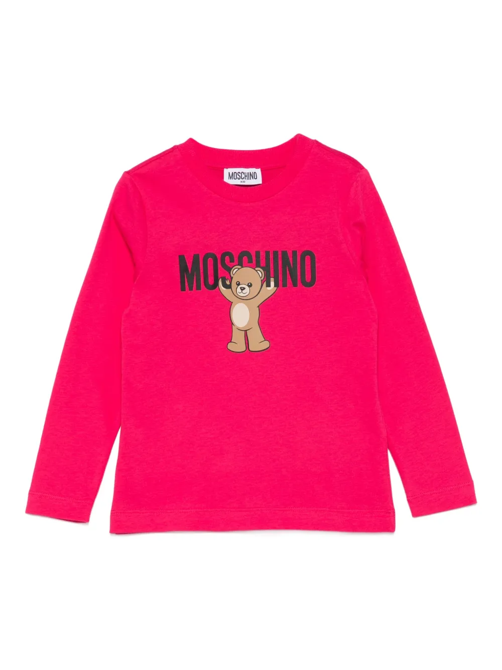 Moschino Kids Top met teddybeerprint Roze