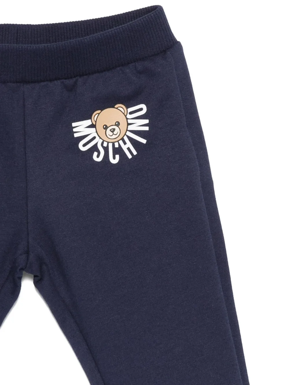 Moschino Kids Trainingspak met logo Blauw