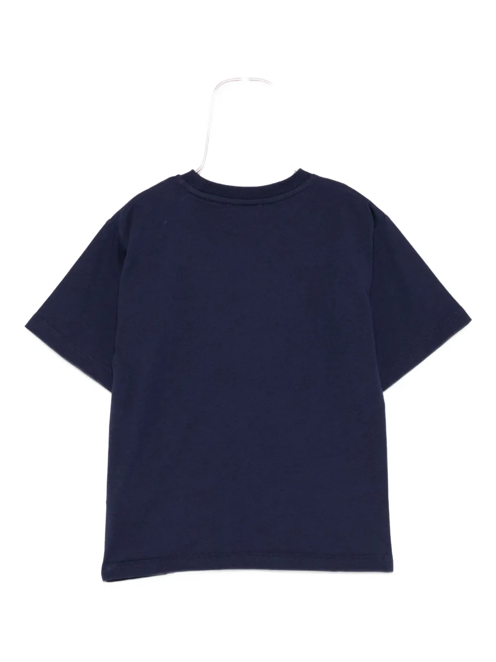 Moschino Kids T-shirt met teddy-logo Blauw