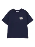 Moschino Kids teddy-logo t-shirt - Blue