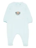 Moschino Kids teddy-print pajamas - Blue