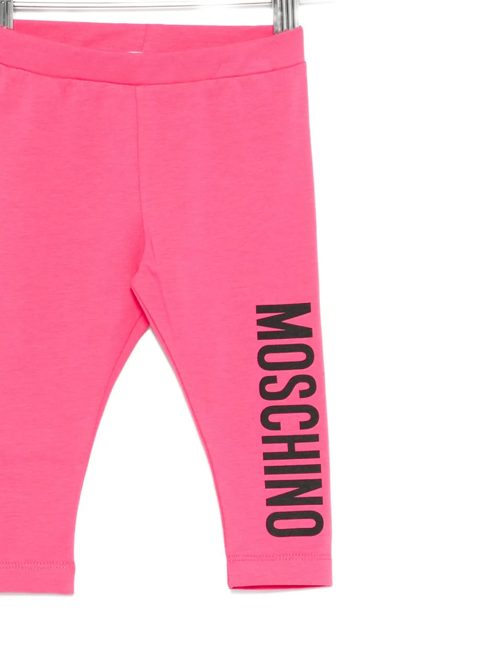 Moschino Kids logo-print leggings Roze