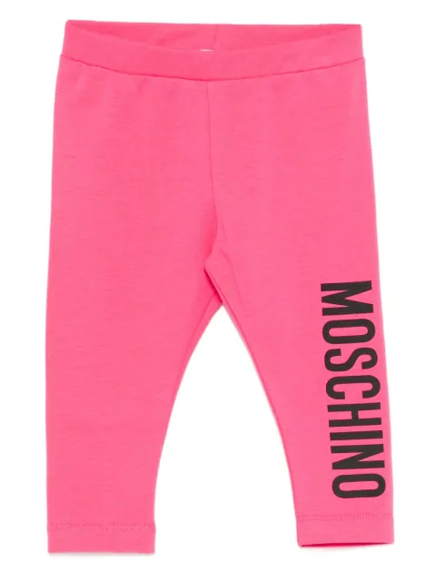 Moschino Kids logo-print leggings