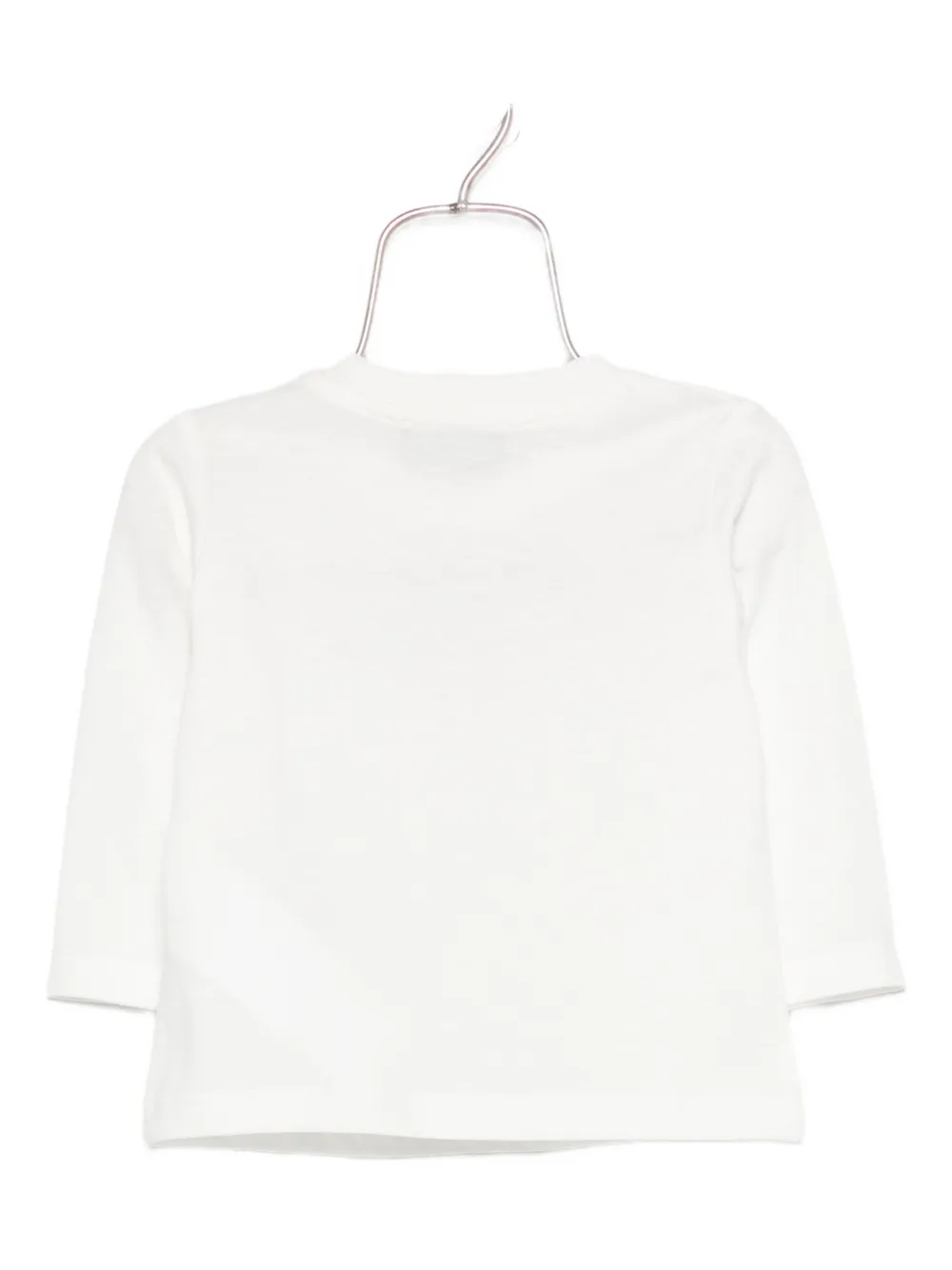 Moschino Kids Teddy Bear-print long-sleeve top Wit