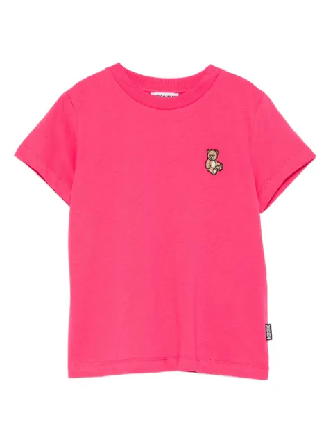 Moschino Kids Teddy t-shirt med brodyr