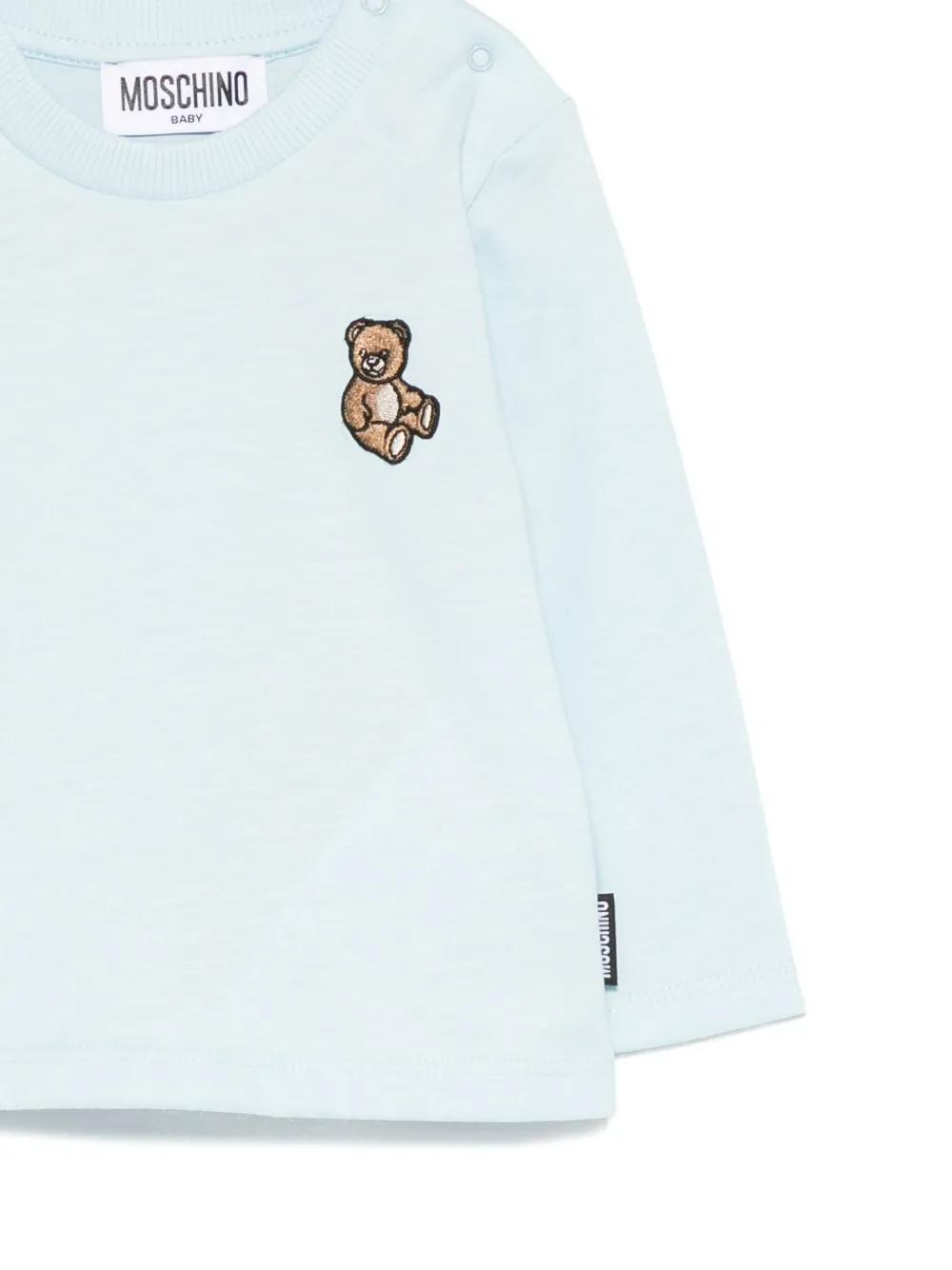 Moschino Kids Teddy Bear-motif long-sleeve top Blauw