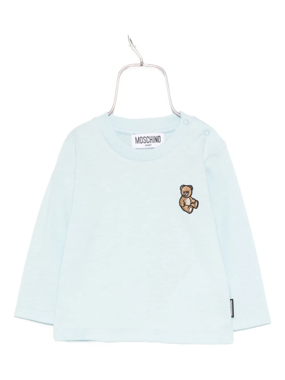 Moschino Kids Teddy Bear-motif long-sleeve top Blauw