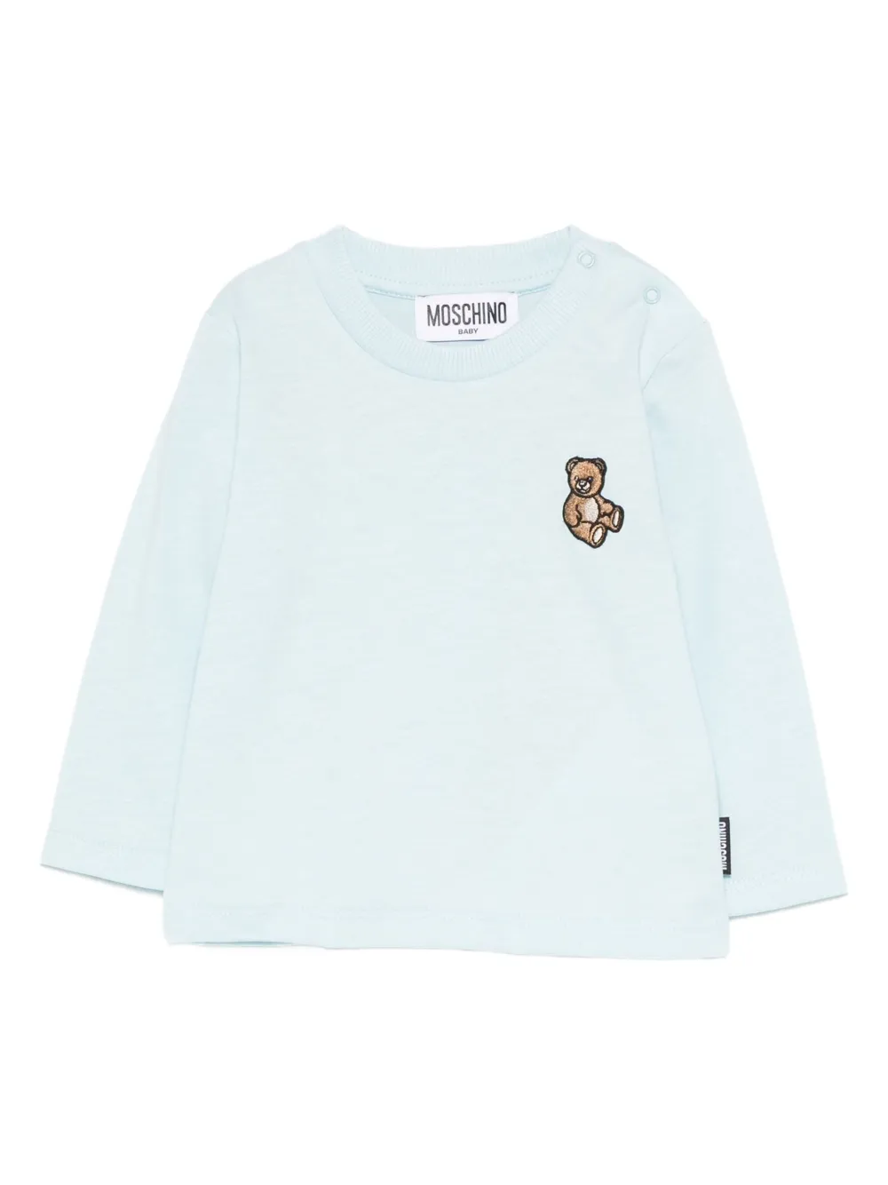Moschino Kids Teddy Bear-motif long-sleeve top | Blue | Image 1