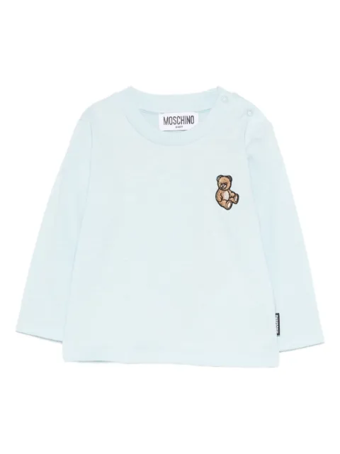 Moschino Kids Teddy Bear-motif long-sleeve top
