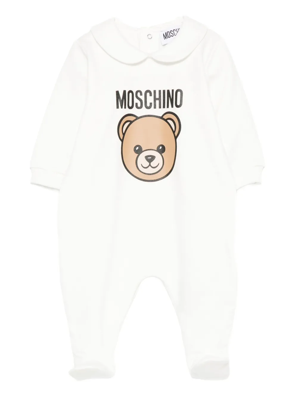 Moschino Kids teddy-print pajamas Wit