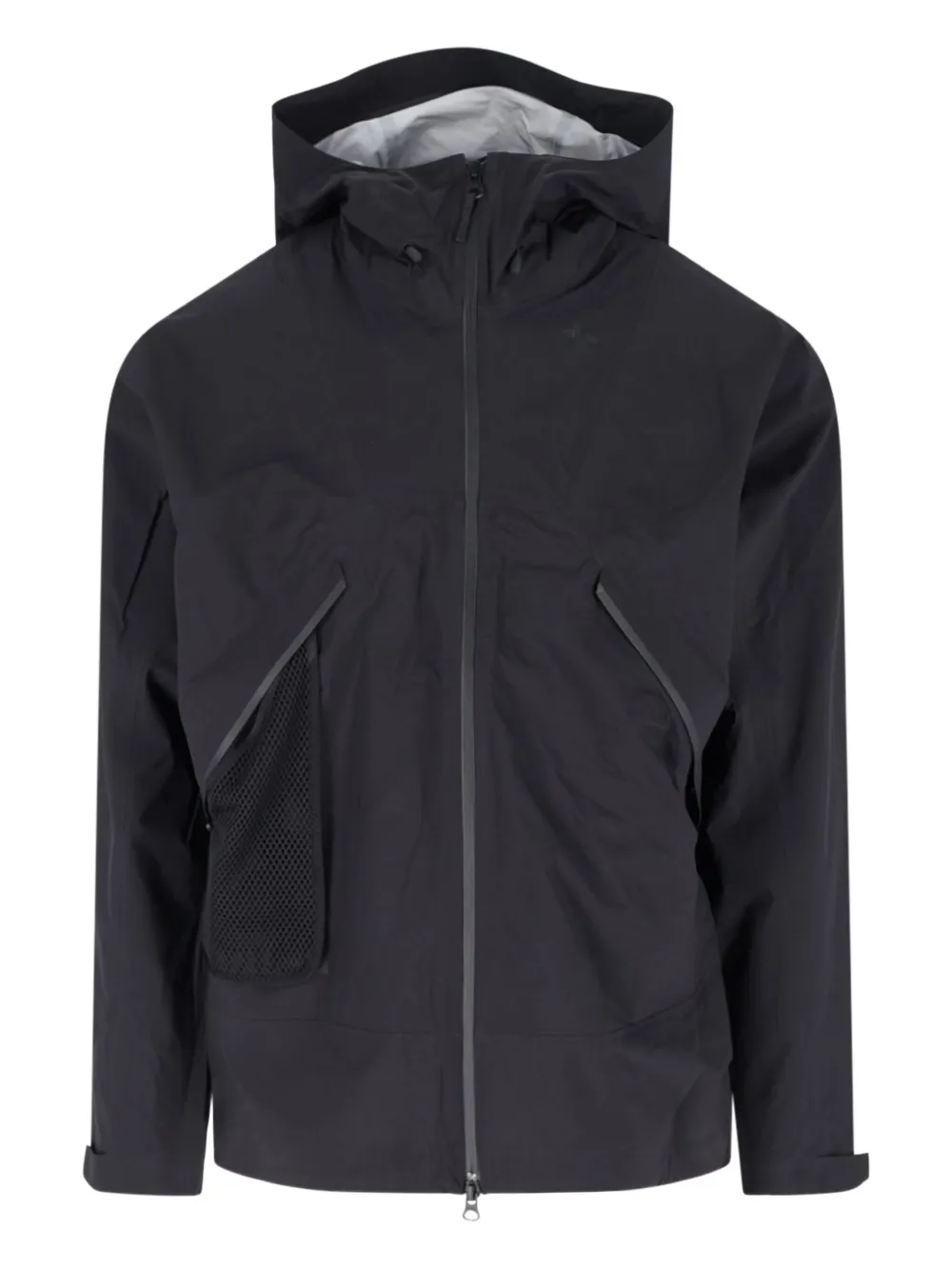 Goldwin Pertex zip-fastening hooded jacket | Black | Image 1