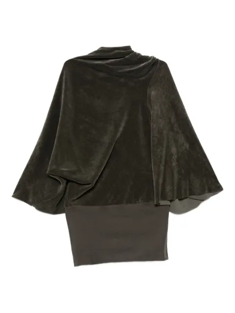Rick Owens Concordians Cylinder draped bell-sleeve top
