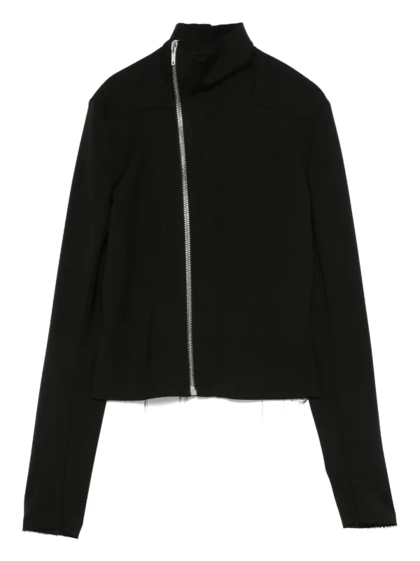 Rick Owens High-neck Jacket in Black