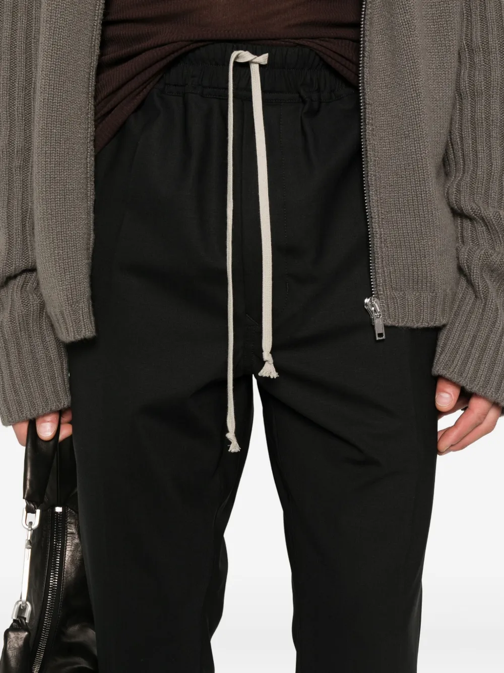 Rick Owens drawstring trousers Zwart