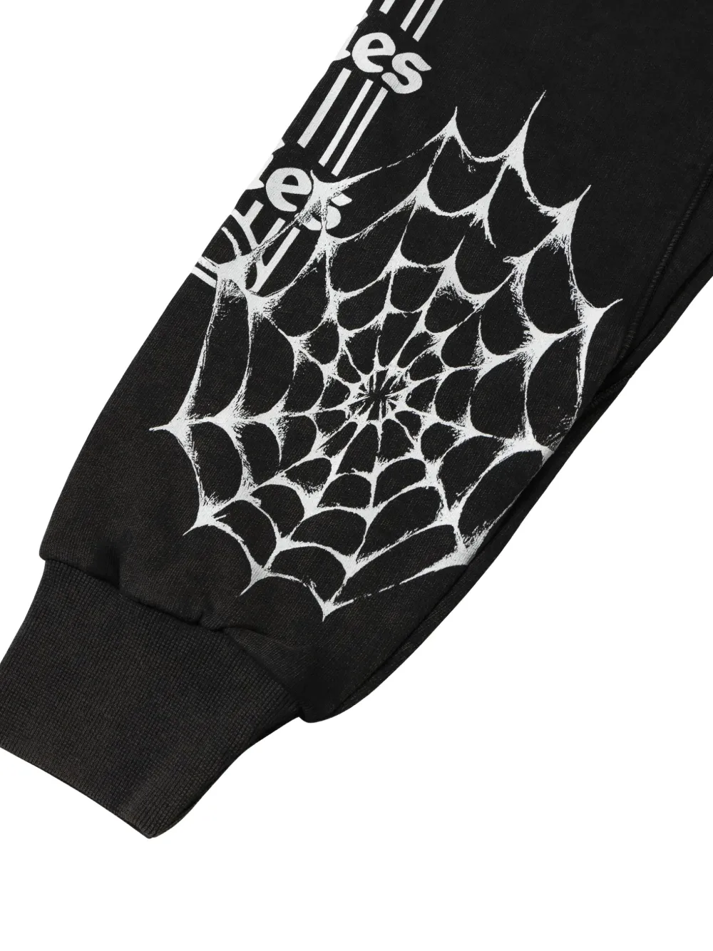 Aries Spider-web Sweatshirt In Black
